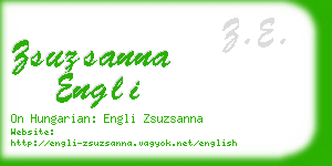 zsuzsanna engli business card